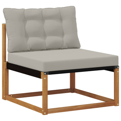 Set di divani da esterno Legno di Acacia Massello e Textilene