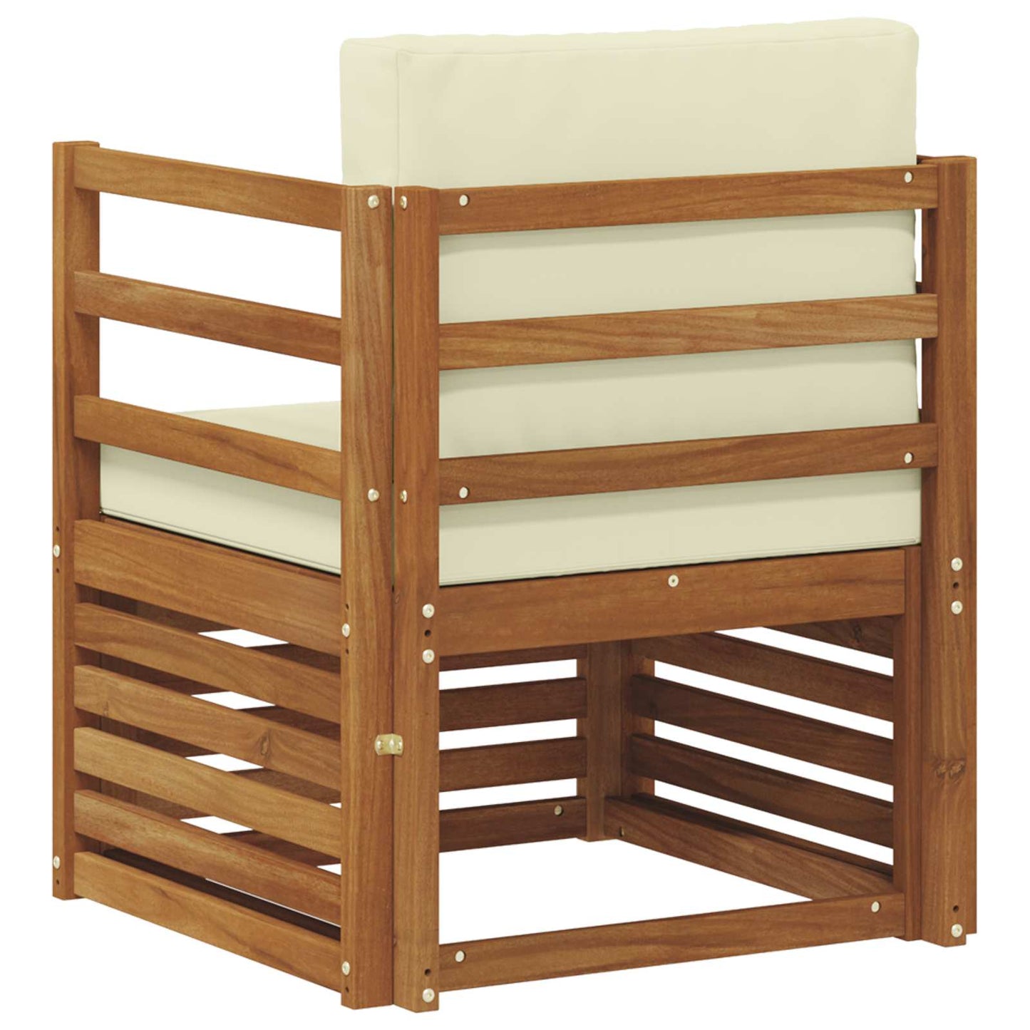 Set di divani da esterno con cuscino Naturale 67 x 63 x 73 cm
