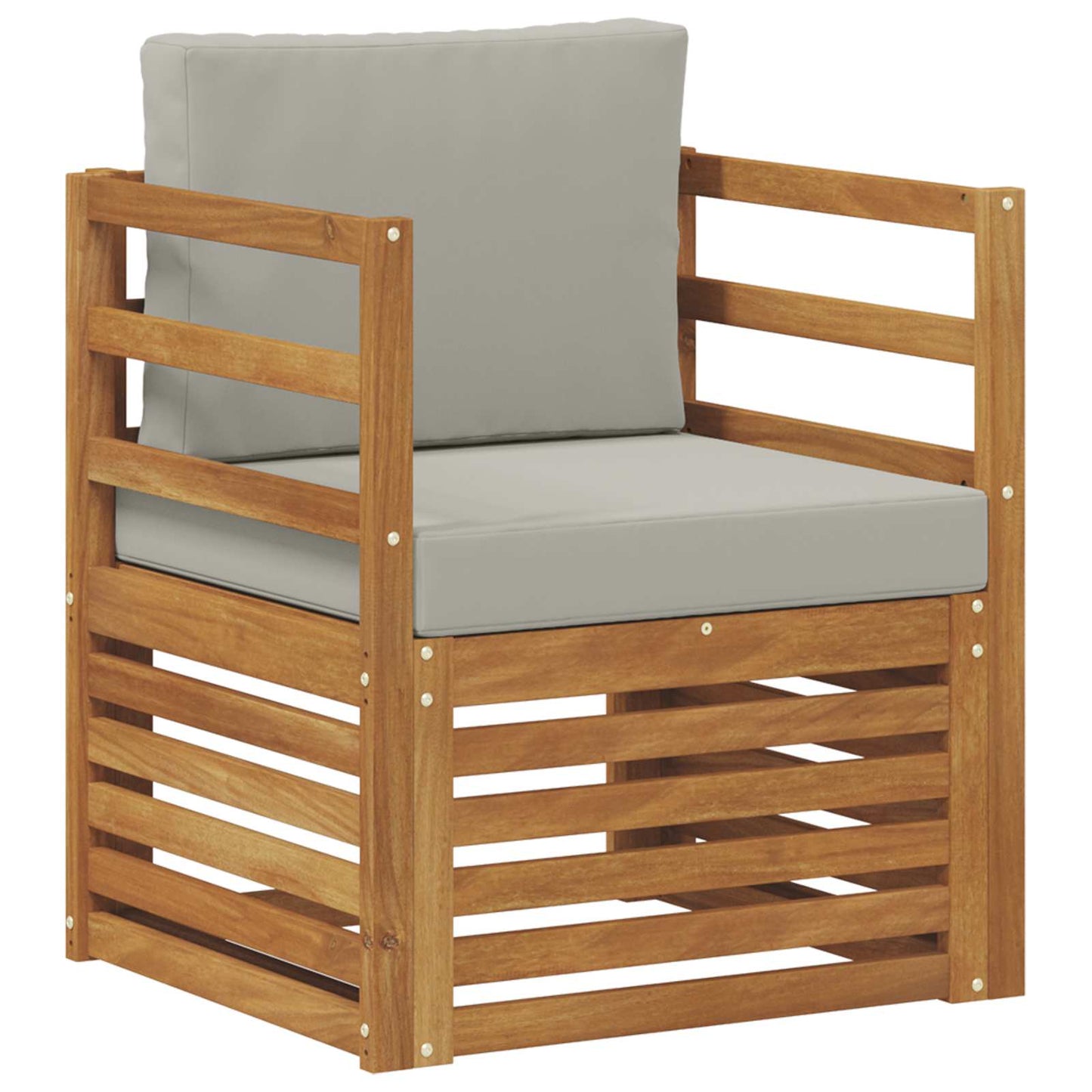 Set di divani da esterno con cuscino Naturale 67 x 63 x 73 cm