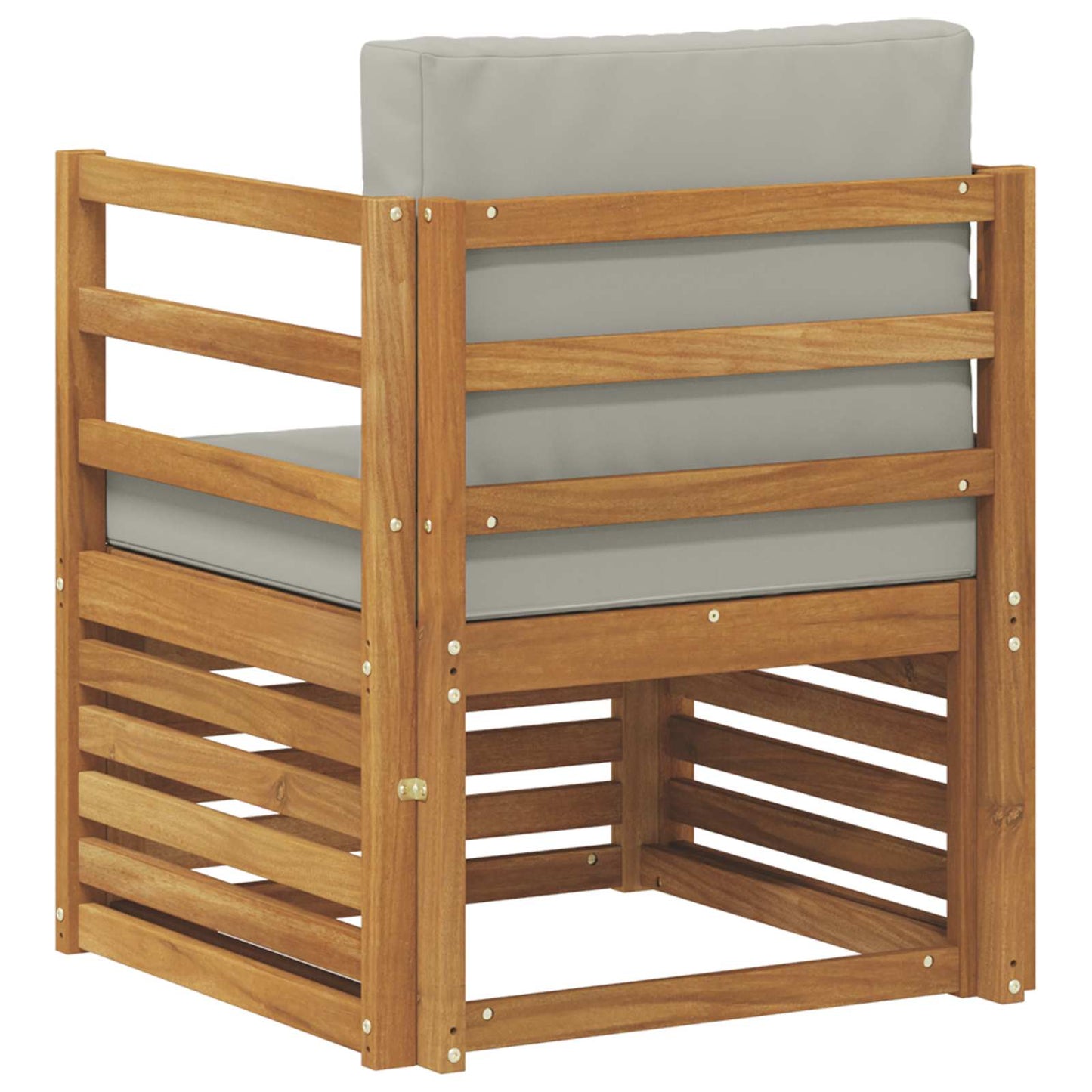 Set di divani da esterno con cuscino Naturale 67 x 63 x 73 cm