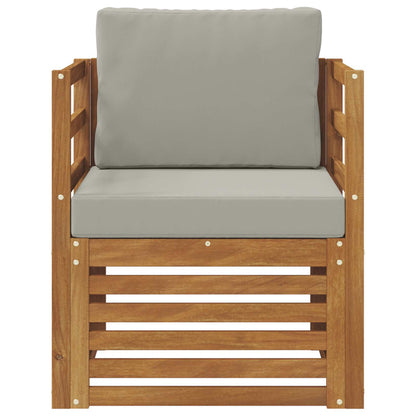 Set di divani da esterno con cuscino Naturale 67 x 63 x 73 cm