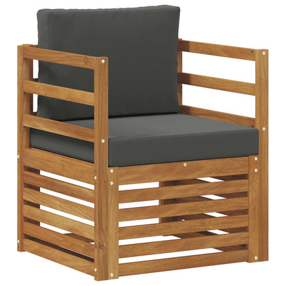 Set di divani da esterno con cuscino Naturale 67 x 63 x 73 cm