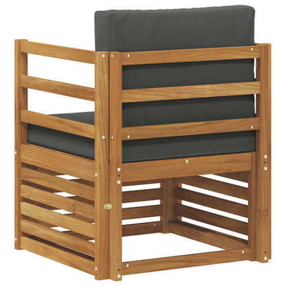 Set di divani da esterno con cuscino Naturale 67 x 63 x 73 cm
