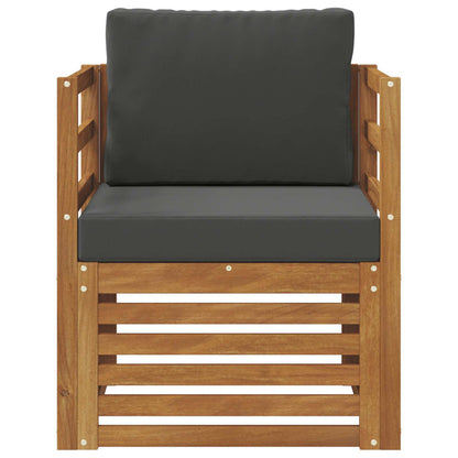 Set di divani da esterno con cuscino Naturale 67 x 63 x 73 cm