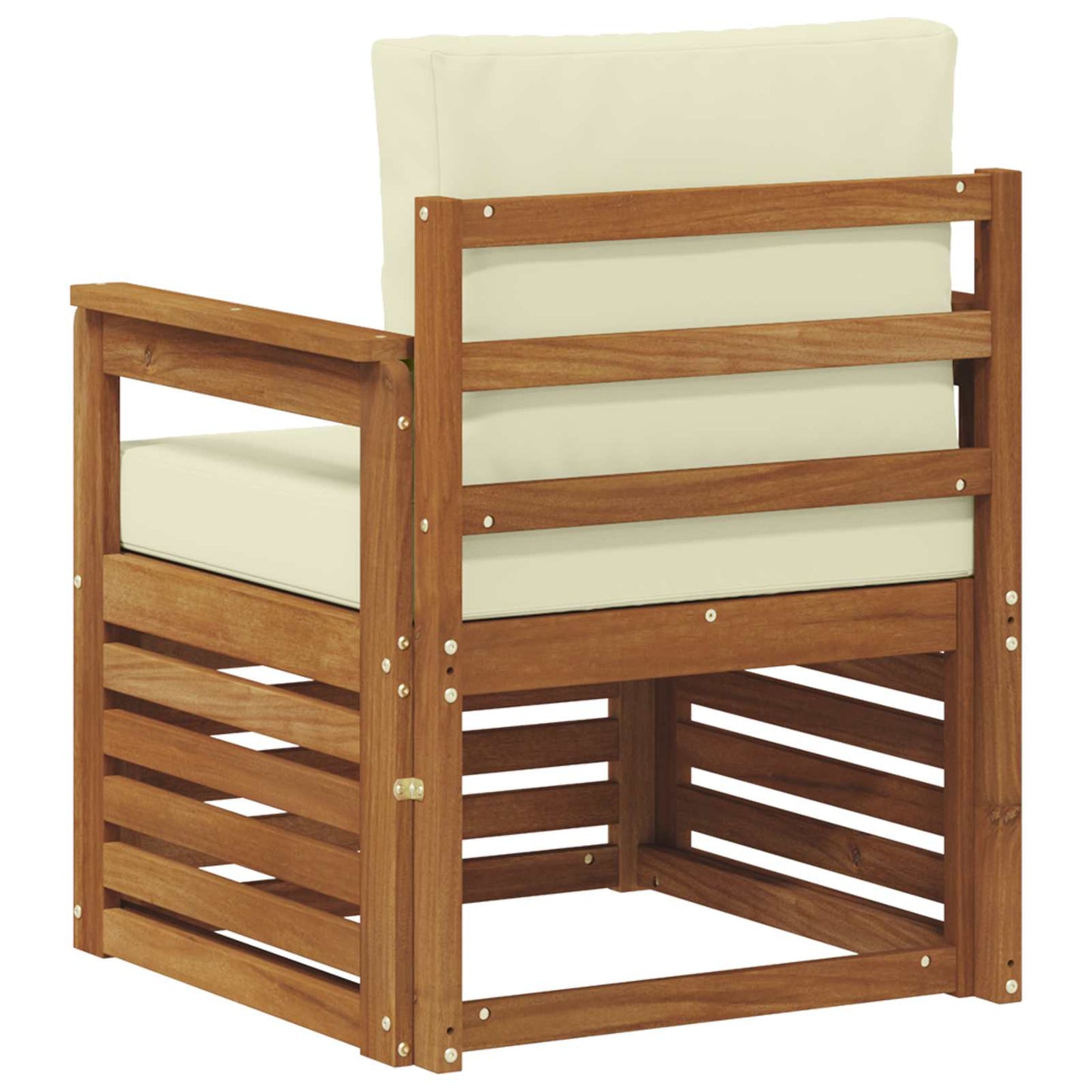 Set di divani da esterno con cuscino Naturale 71 x 63 x 73 cm
