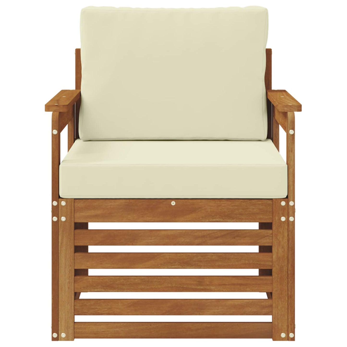 Set di divani da esterno con cuscino Naturale 71 x 63 x 73 cm