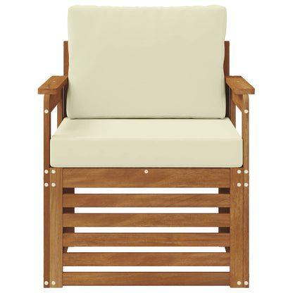 Set di divani da esterno con cuscino Naturale 71 x 63 x 73 cm