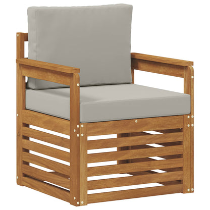 Set di divani da esterno con cuscino Naturale 71 x 63 x 73 cm