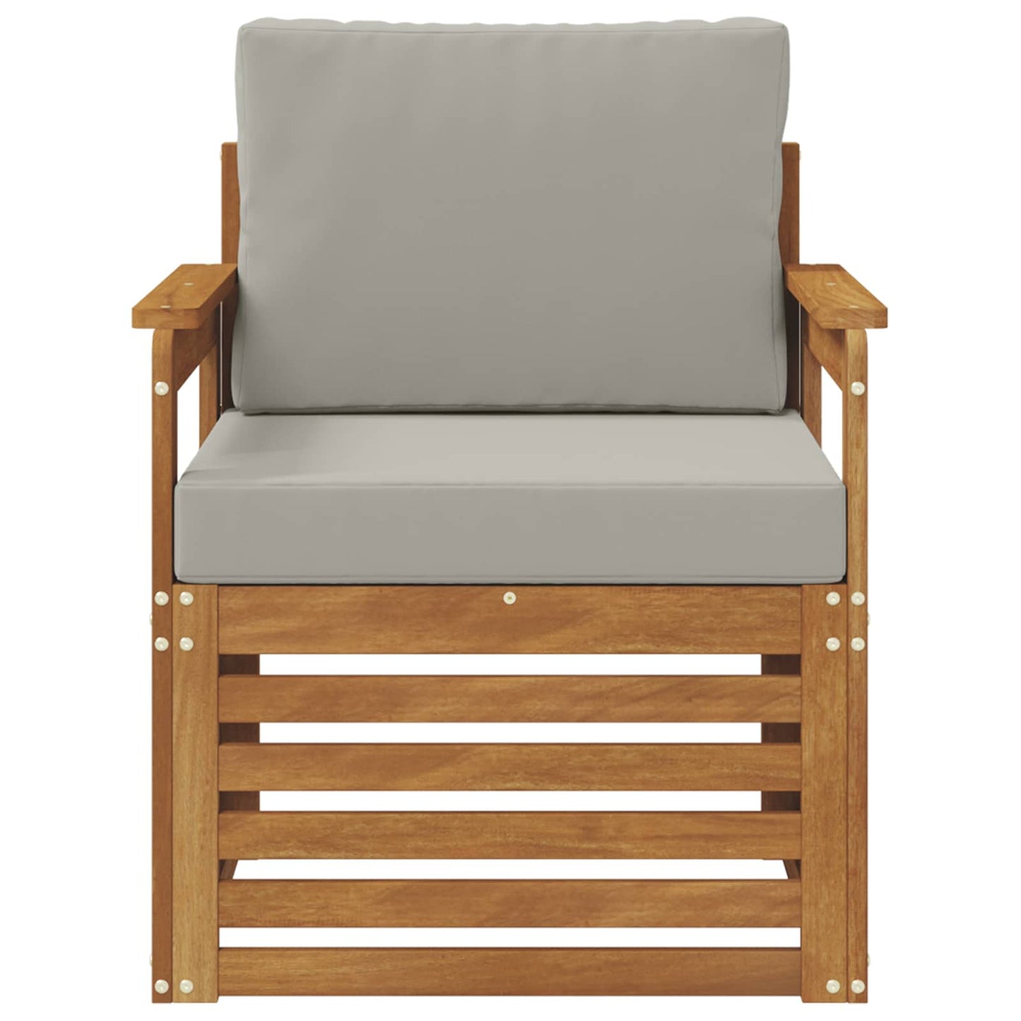 Set di divani da esterno con cuscino Naturale 71 x 63 x 73 cm