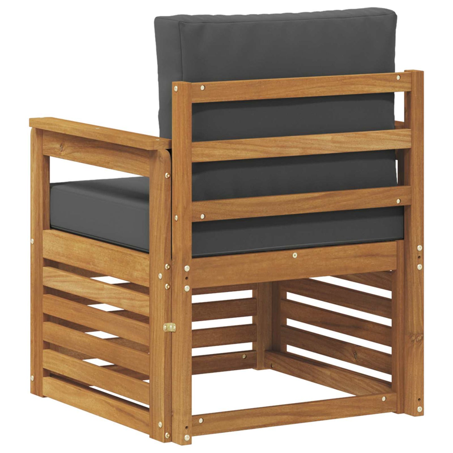 Set di divani da esterno con cuscino Naturale 71 x 63 x 73 cm