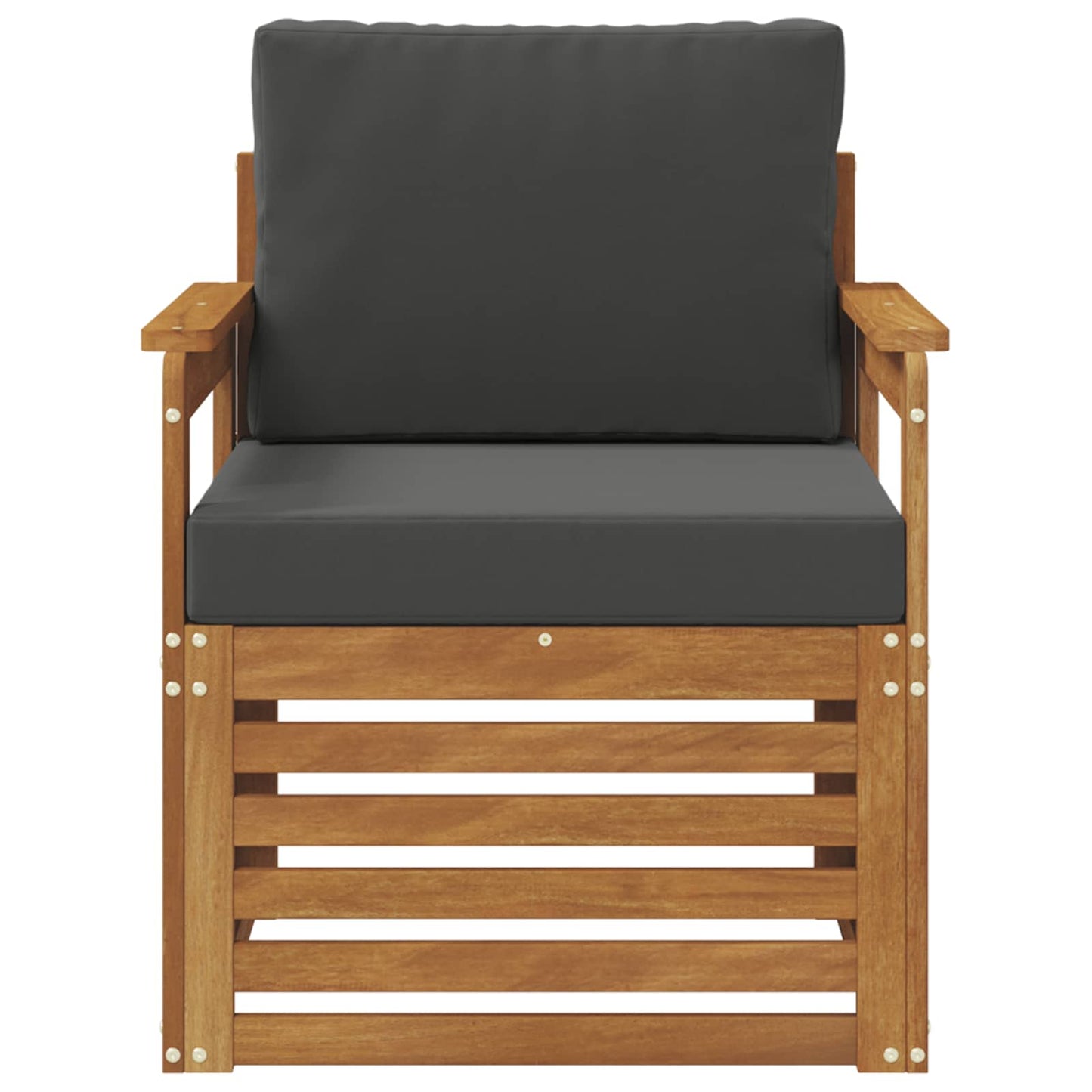Set di divani da esterno con cuscino Naturale 71 x 63 x 73 cm