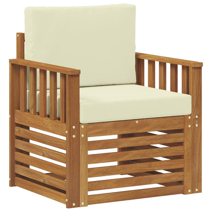Set di divani da esterno con cuscino Naturale 71 x 63 x 73 cm
