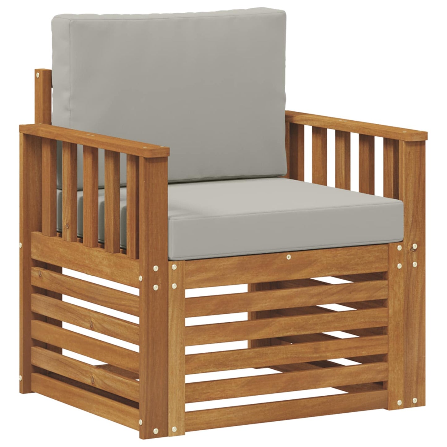 Set di divani da esterno con cuscino Naturale 71 x 63 x 73 cm