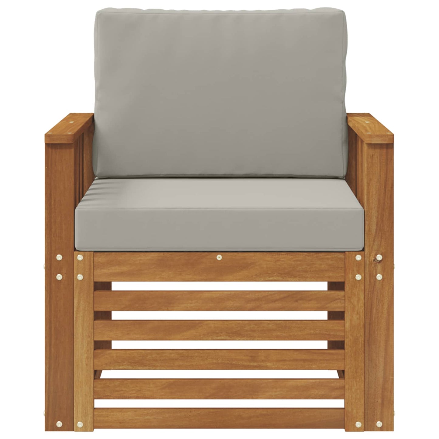 Set di divani da esterno con cuscino Naturale 71 x 63 x 73 cm