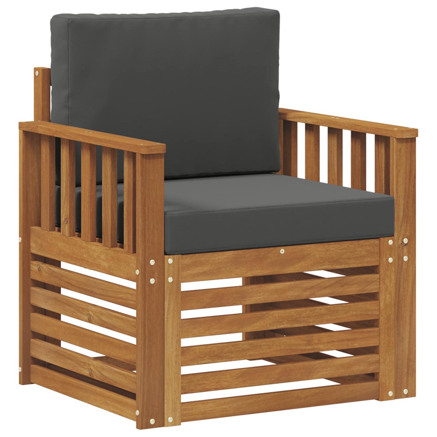 Set di divani da esterno con cuscino Naturale 71 x 63 x 73 cm