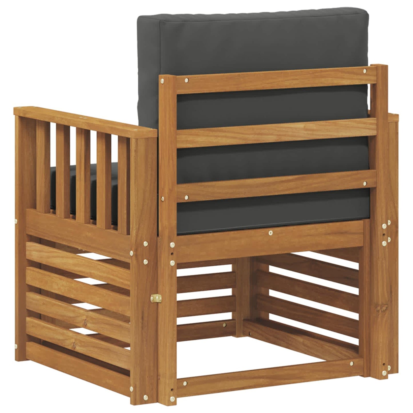 Set di divani da esterno con cuscino Naturale 71 x 63 x 73 cm