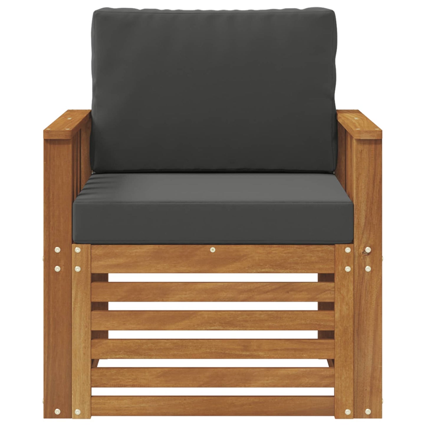 Set di divani da esterno con cuscino Naturale 71 x 63 x 73 cm