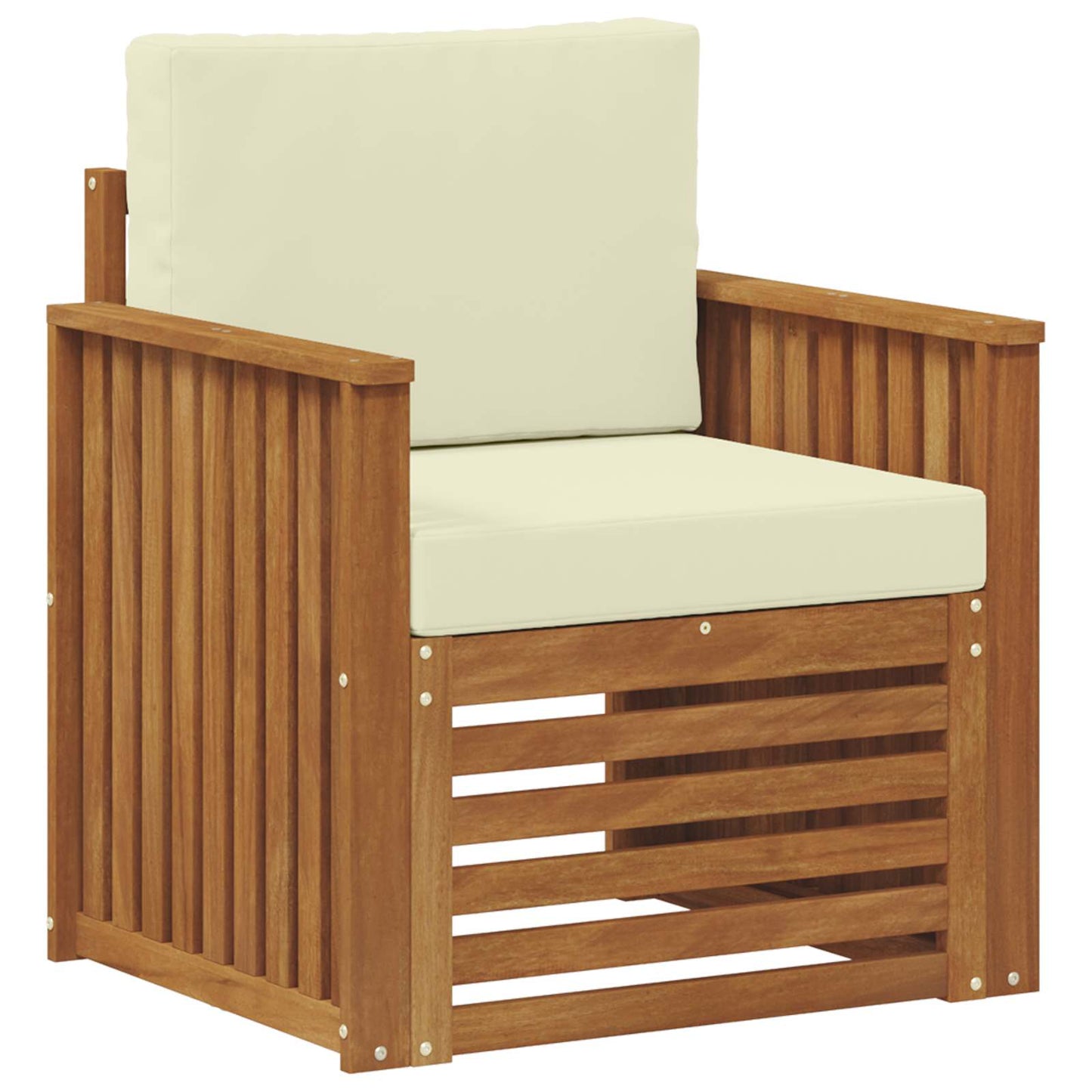 Set di divani da esterno con cuscino Naturale 71 x 63 x 73 cm