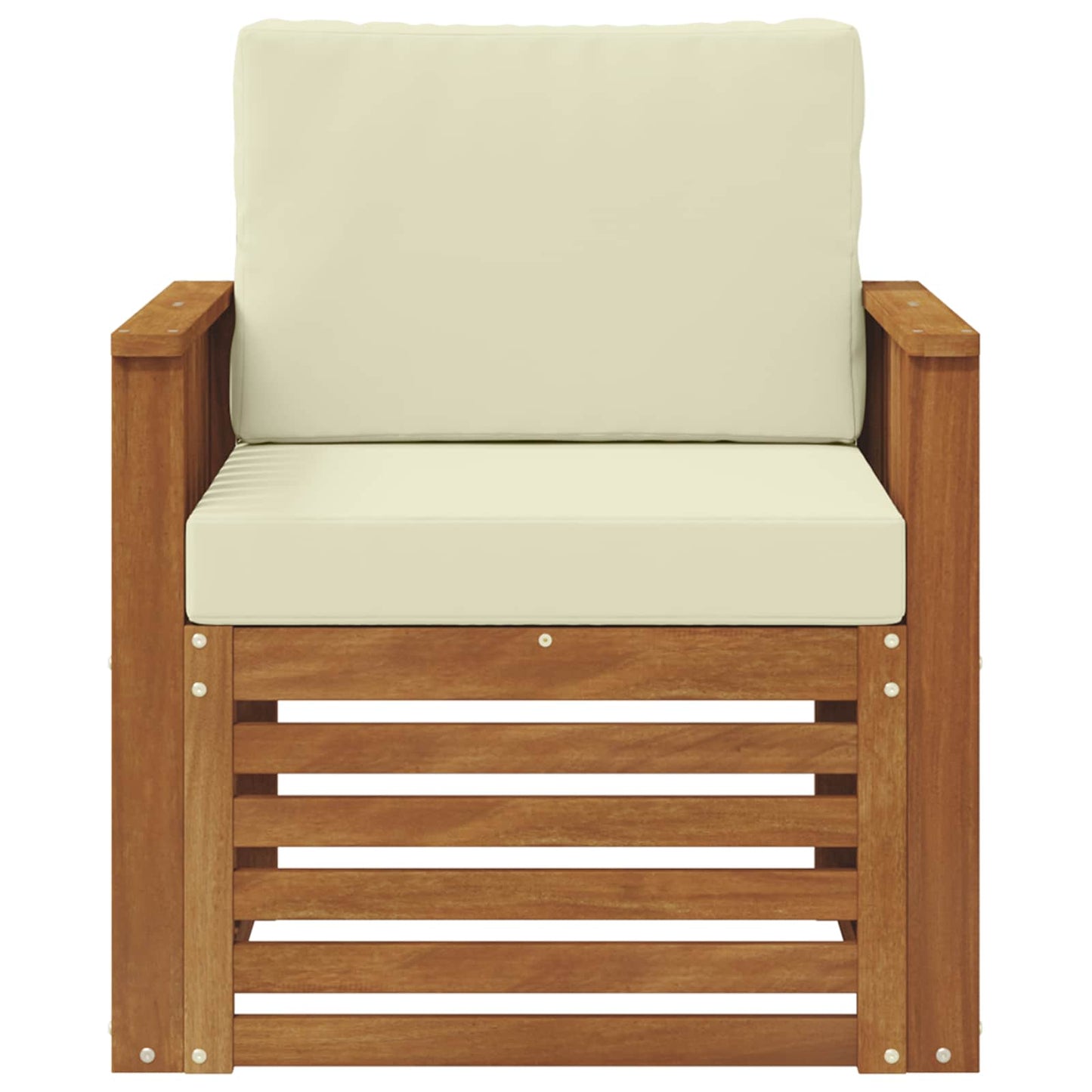 Set di divani da esterno con cuscino Naturale 71 x 63 x 73 cm