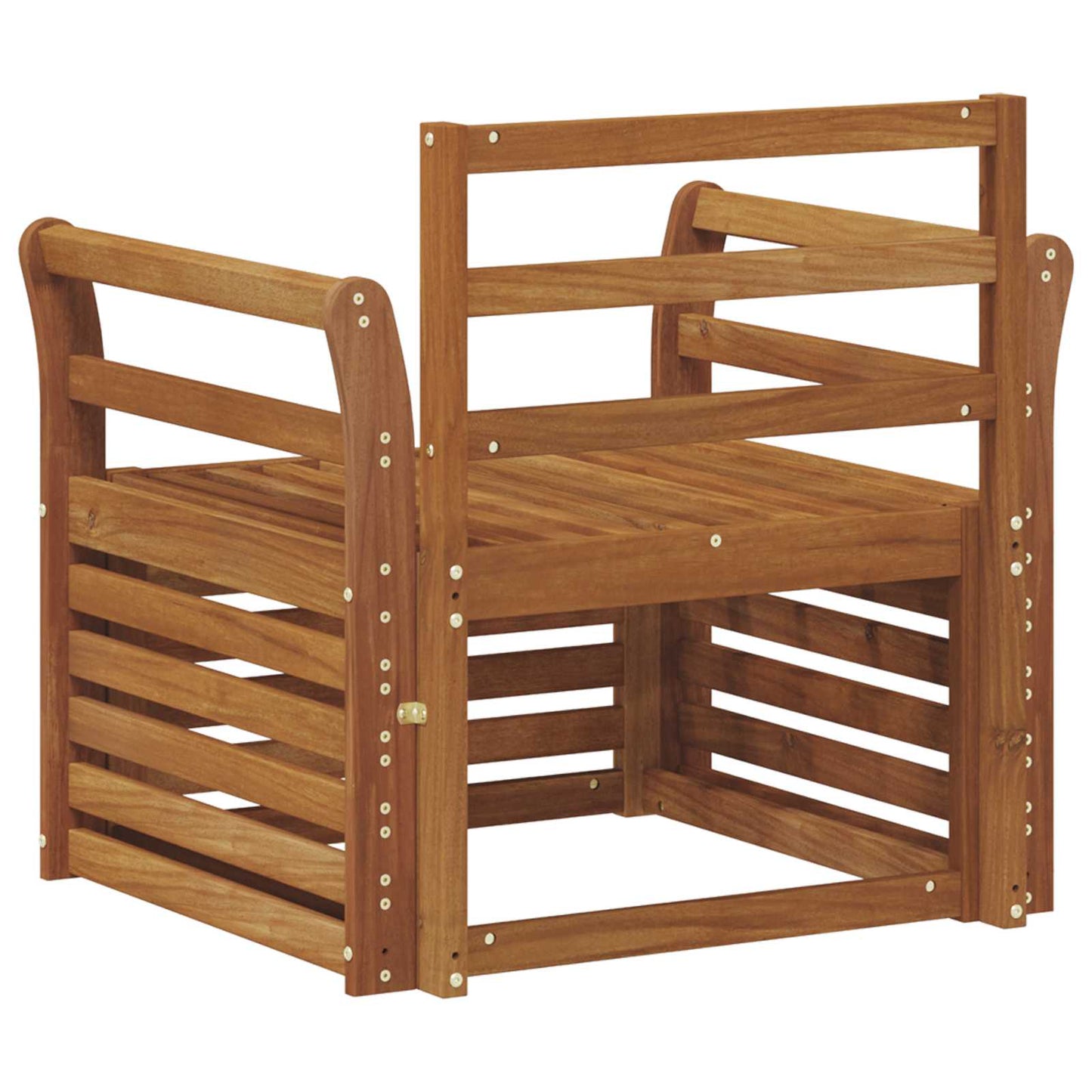 Set di divani da esterno Naturale 75,5 x 63 x 73 cm