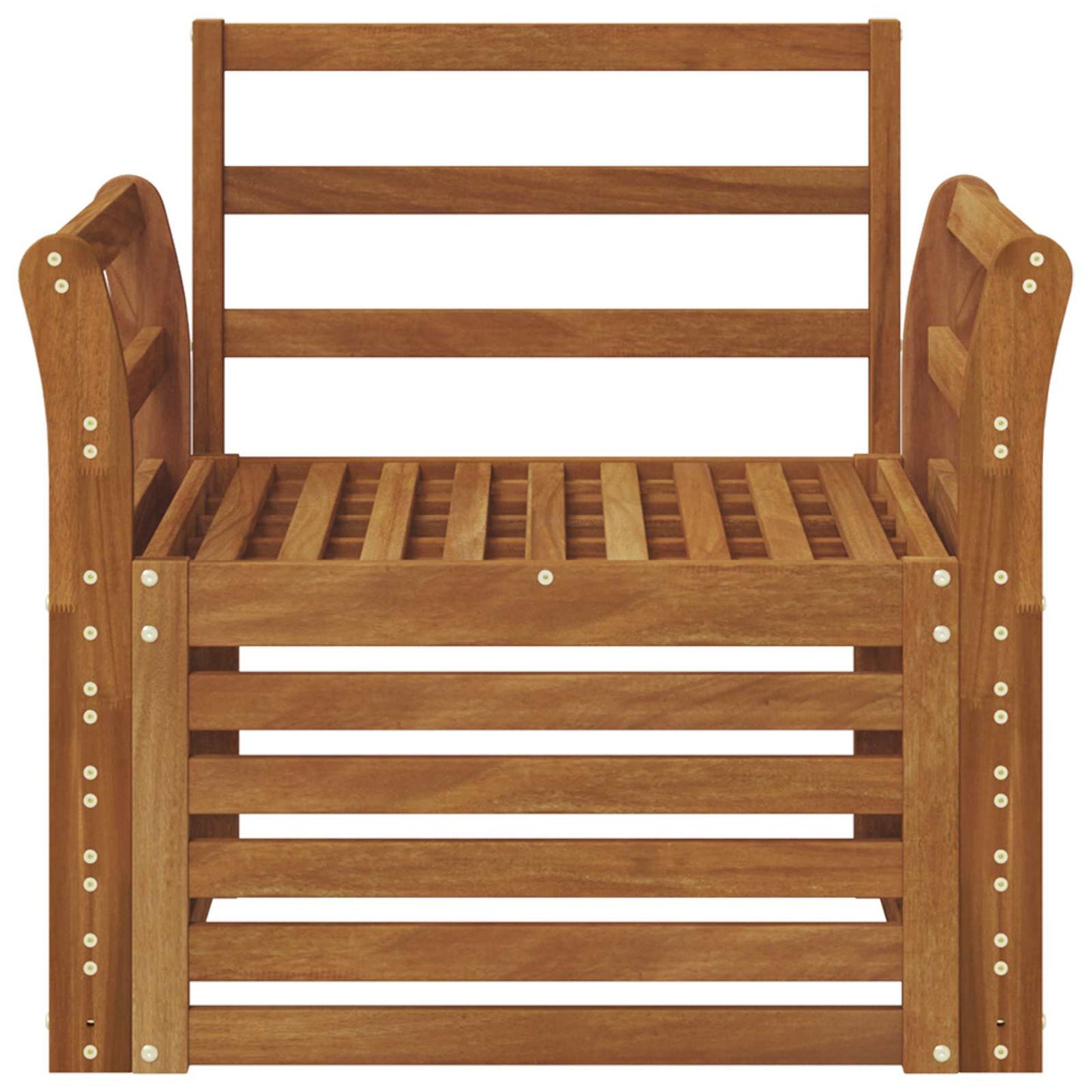 Set di divani da esterno Naturale 75,5 x 63 x 73 cm