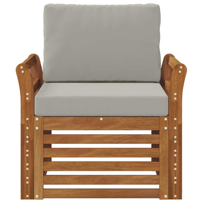 Set di divani da esterno con cuscino Naturale 75,5 x 63 x 73 cm