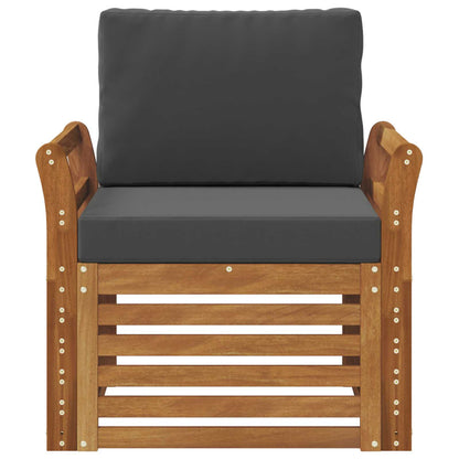 Set di divani da esterno con cuscino Naturale 75,5 x 63 x 73 cm