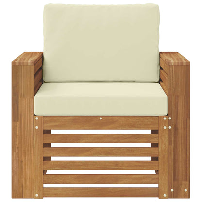 Set di divani da esterno con cuscino Naturale 79 x 63 x 73 cm