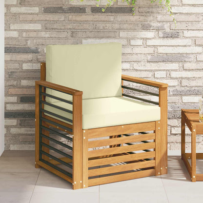 Set di divani da esterno con cuscino Naturale 71 x 63 x 73 cm