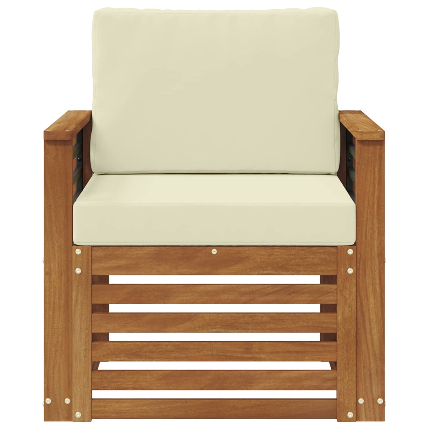 Set di divani da esterno con cuscino Naturale 71 x 63 x 73 cm