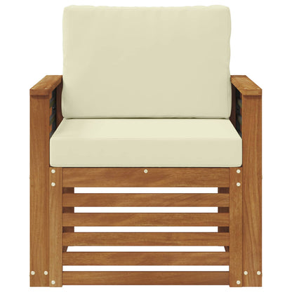 Set di divani da esterno con cuscino Naturale 71 x 63 x 73 cm