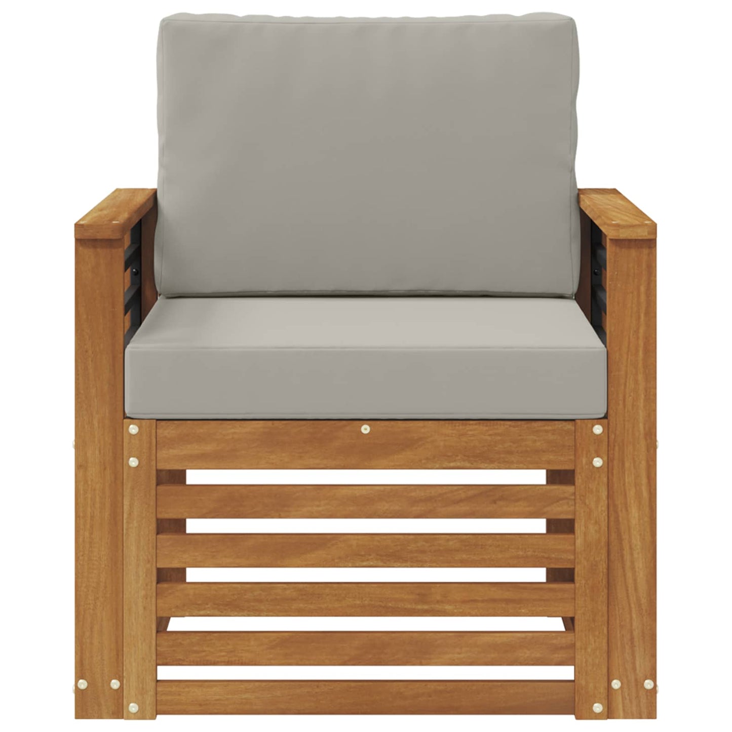 Set di divani da esterno con cuscino Naturale 71 x 63 x 73 cm