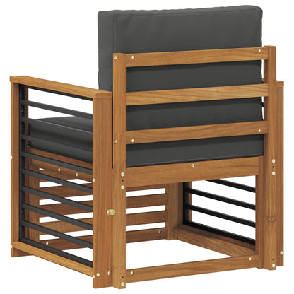 Set di divani da esterno con cuscino Naturale 71 x 63 x 73 cm