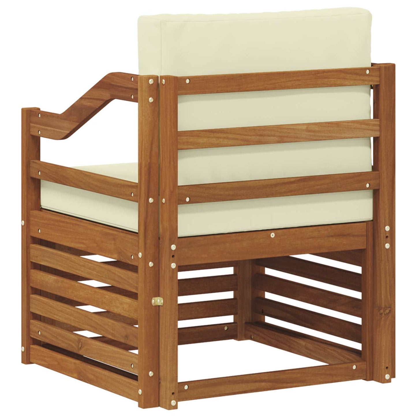 Set di divani da esterno con cuscino Naturale 67 x 63 x 73 cm