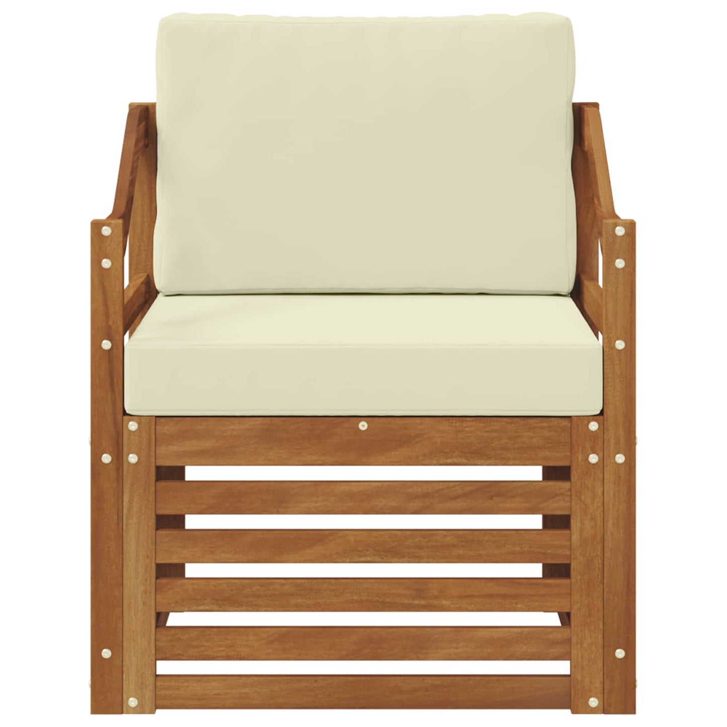 Set di divani da esterno con cuscino Naturale 67 x 63 x 73 cm