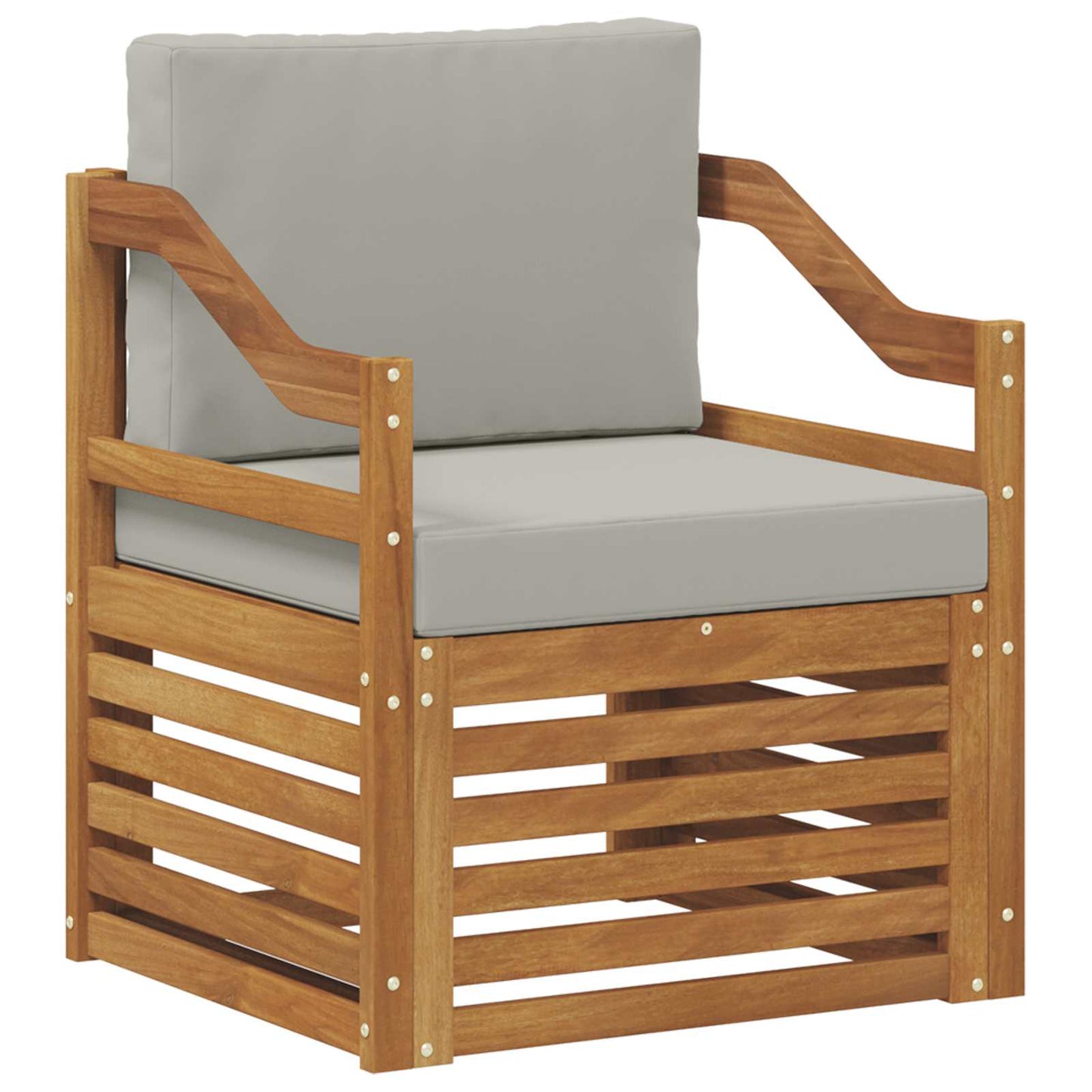 Set di divani da esterno con cuscino Naturale 67 x 63 x 73 cm