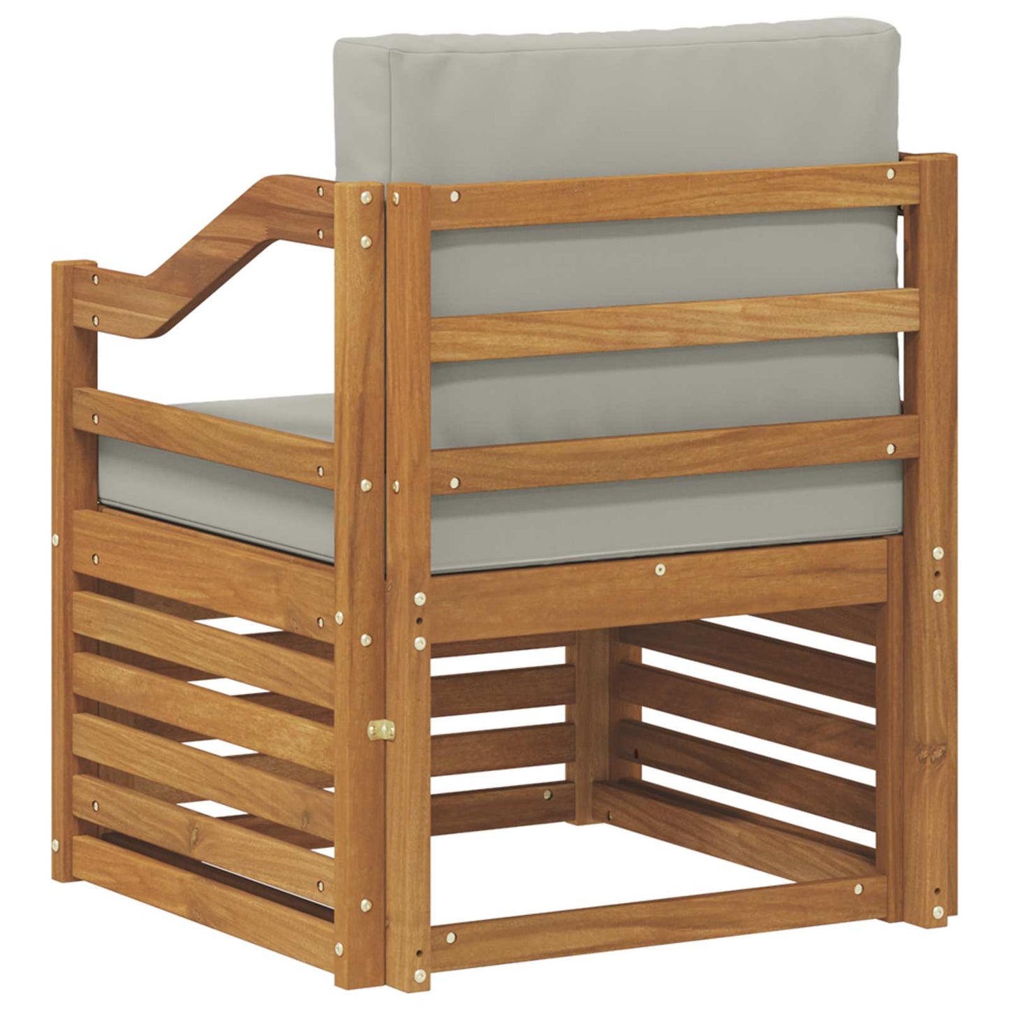 Set di divani da esterno con cuscino Naturale 67 x 63 x 73 cm