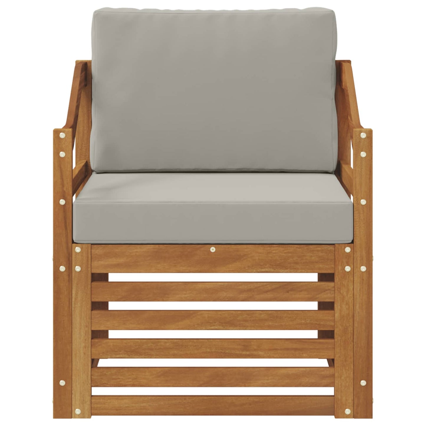 Set di divani da esterno con cuscino Naturale 67 x 63 x 73 cm