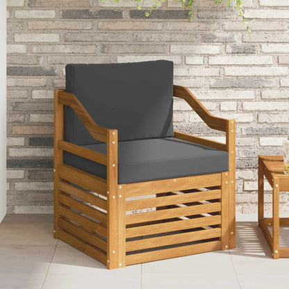 Set di divani da esterno con cuscino Naturale 67 x 63 x 73 cm