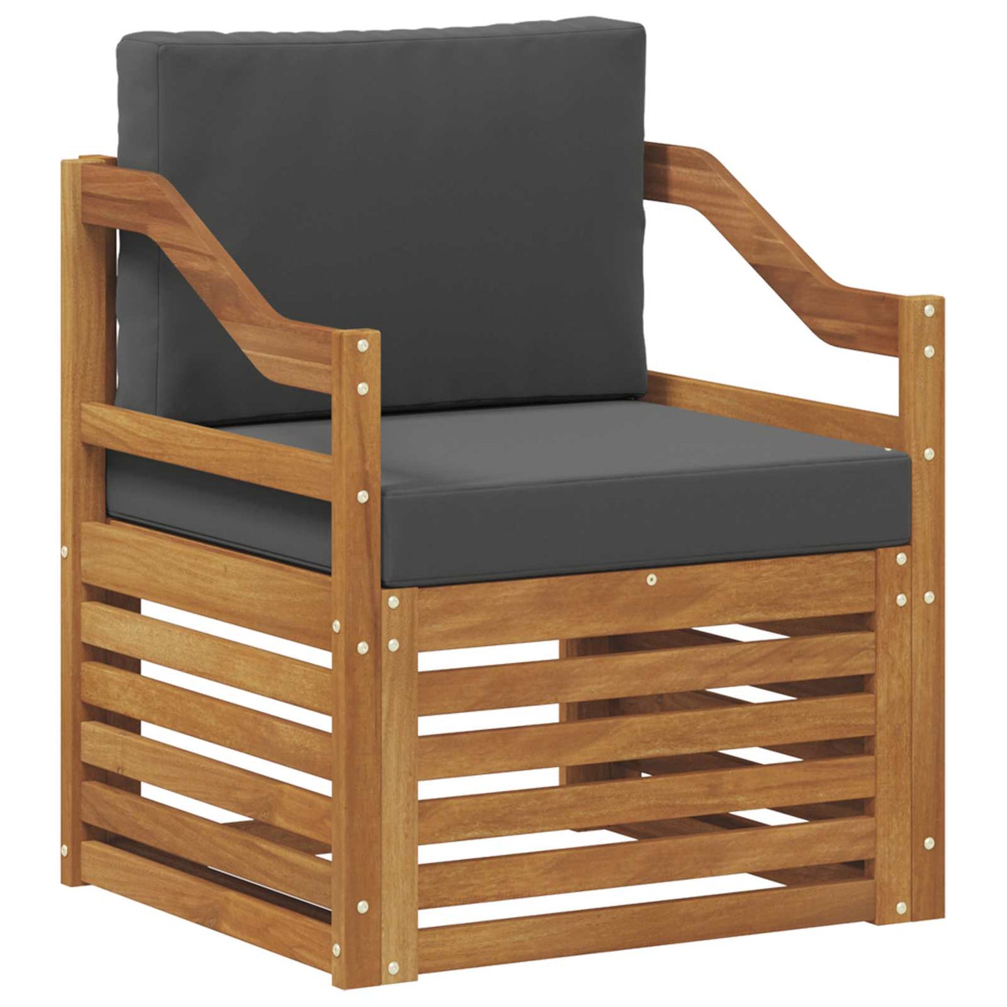 Set di divani da esterno con cuscino Naturale 67 x 63 x 73 cm
