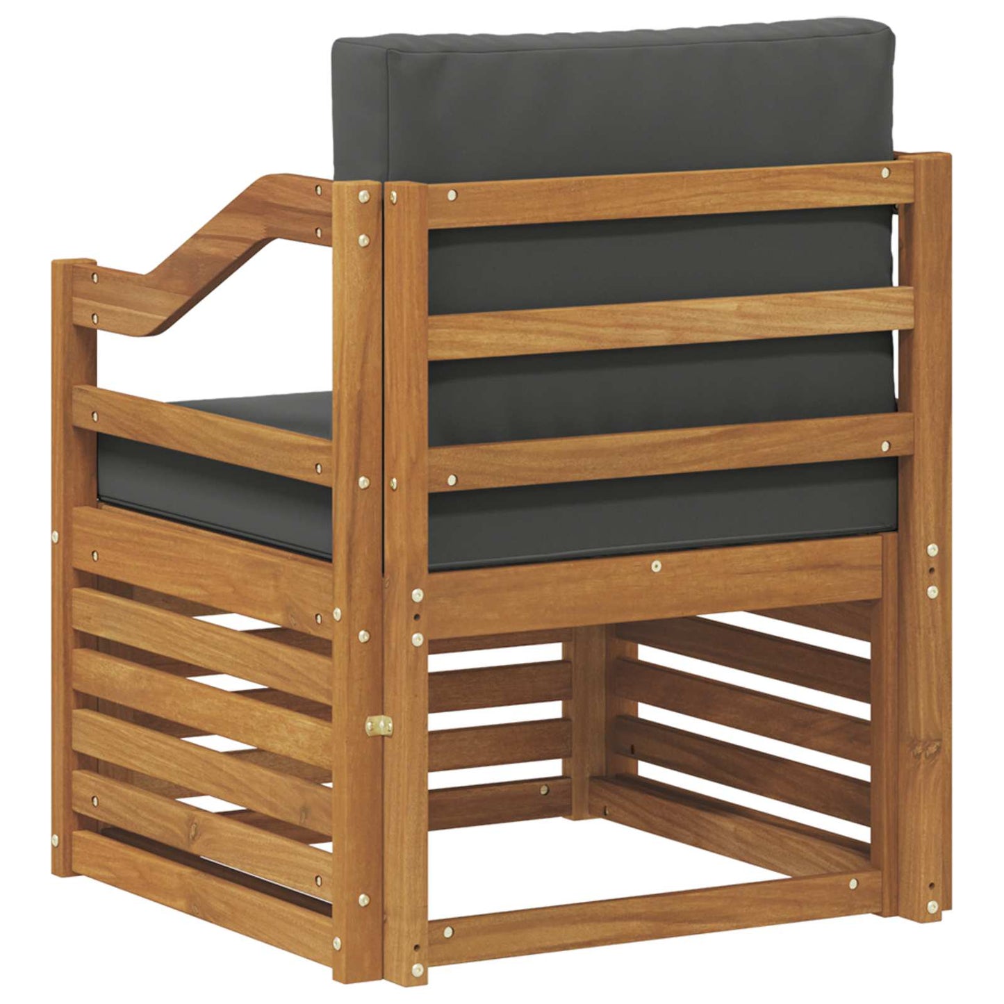 Set di divani da esterno con cuscino Naturale 67 x 63 x 73 cm