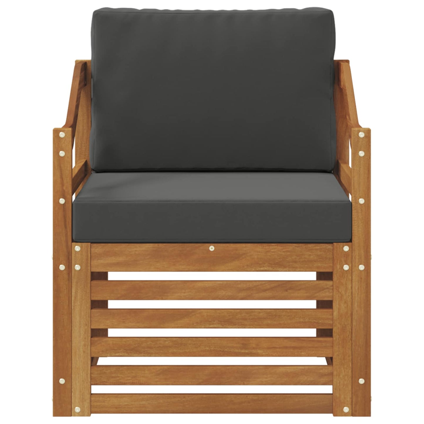 Set di divani da esterno con cuscino Naturale 67 x 63 x 73 cm