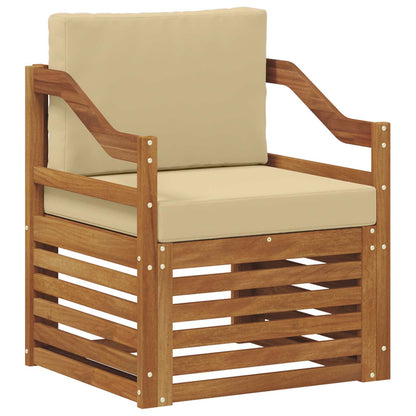 Set di divani da esterno con cuscino Naturale 67 x 63 x 73 cm