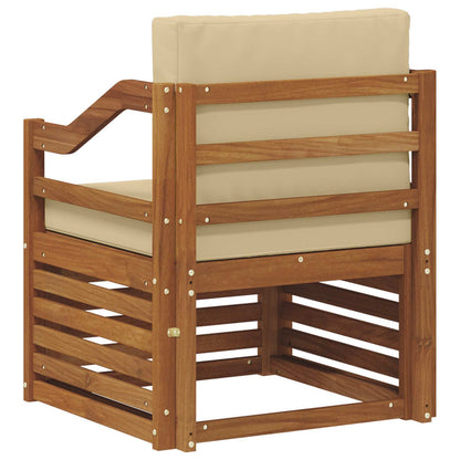 Set di divani da esterno con cuscino Naturale 67 x 63 x 73 cm