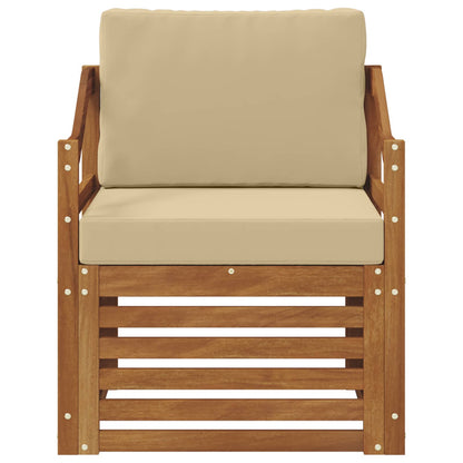 Set di divani da esterno con cuscino Naturale 67 x 63 x 73 cm