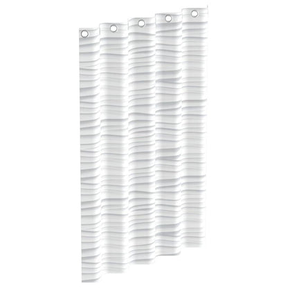 EISL Tenda da Doccia con Onde Bianche 200x180x0,2 cm