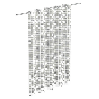 EISL Tenda da Doccia con Mosaico Grigio 200x180x0,2 cm